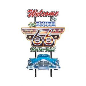 EMBOSSED METAL SIGN