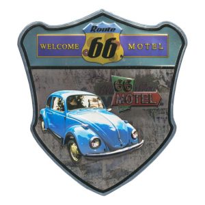 EMBOSSED METAL SIGN