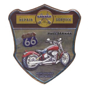 METAL SIGN EMBOSSED