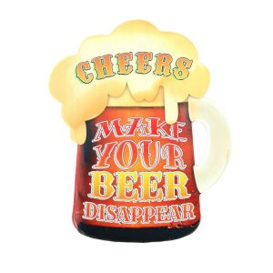 tin metal sign beer
