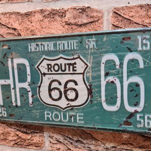 TIN METAL SIGN EMBOSSED