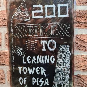 TIN METAL SIGN