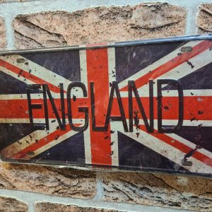 TIN METAL SIGN EMBOSSED