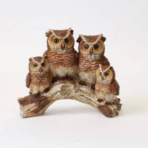 OWLS ON BRANCH FAMILY