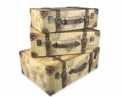 vintage suit cases in stock small