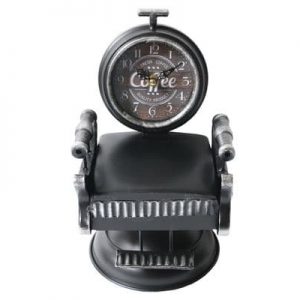 BARBER CHAIR WITH CLOCK
