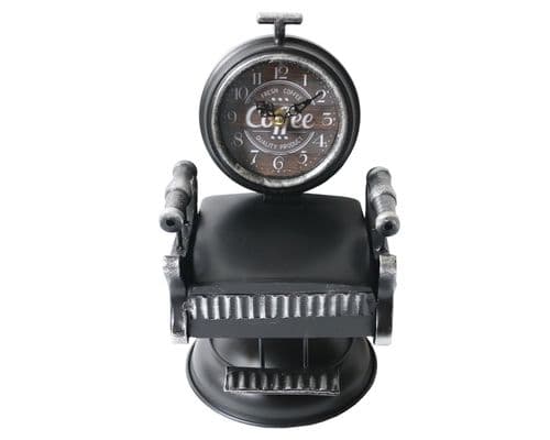 BARBER CHAIR WITH CLOCK