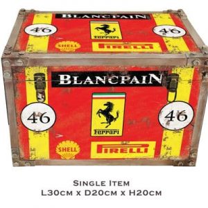 Ferrari Single 30cm Metal Effect Strapped Trunk