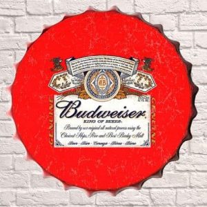 Bud Red Huge 40cm Bottle Top