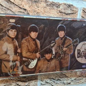 TIN METAL SIGN EMBOSSED