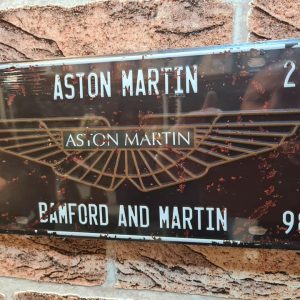 TIN METAL SIGN EMBOSSED