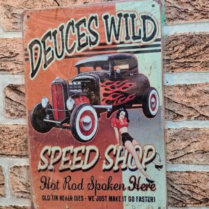 TIN METAL SIGN