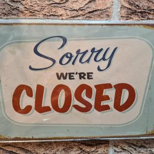 TIN METAL SIGN