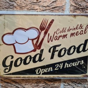 TIN METAL SIGN
