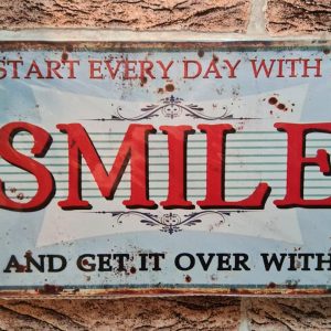TIN METAL SIGN