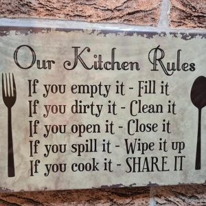 TIN METAL SIGN