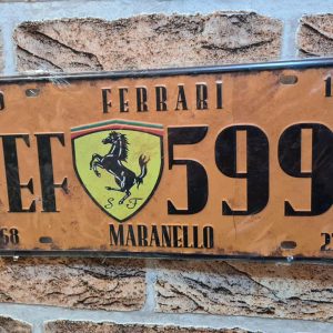 TIN METAL SIGN EMBOSSED