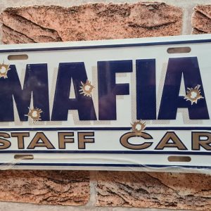 TIN METAL SIGN EMBOSSED