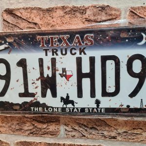 TIN METAL SIGN EMBOSSED