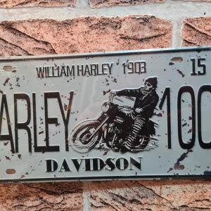 TIN METAL SIGN EMBOSSED