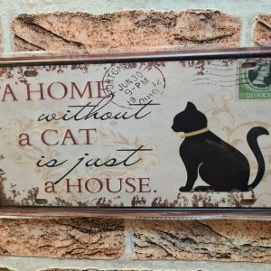 TIN METAL SIGN EMBOSSED