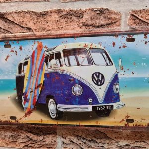 TIN METAL SIGN EMBOSSED