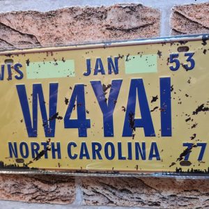 TIN METAL SIGN EMBOSSED