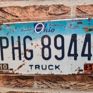 TIN METAL SIGN EMBOSSED