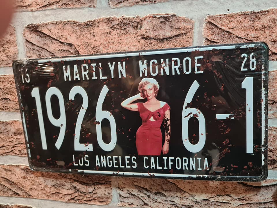 TIN METAL SIGN EMBOSSED