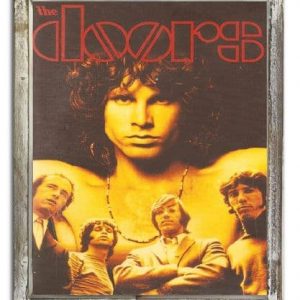 The Doors 44cm x 34cm wood frame image template