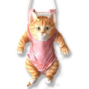 Ginger Tom Swinging Kitten