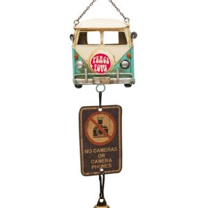 PEACE VW VAN DECORATION W / BELLS