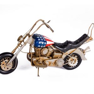 METAL MOTORCYCLE W / U.S.A TANK DESIGN