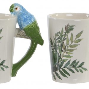 MUG DOLOMITE  TROPICAL PARROT 1 MOD.
