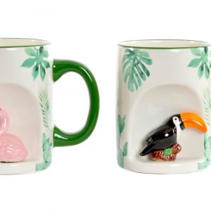 MUG DOLOMITE 12,5 X 8,8 X 11  TROPICAL 3D 2 MOD.