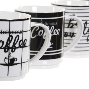 PORCELAIN ART DESIGN MUG COFFEE 2 MOD