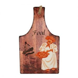 CERAMIC COLLECTION PIZZA CHEF VINTAGE HANGERS DESIGN