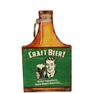 CERAMIC CRAFT BEER COLLECTION HANGERS VINTAGE DESIGN
