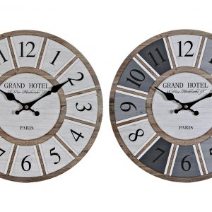 WALL CLOCK MDF 34X4X34 GRAND HOTEL 2 MOD