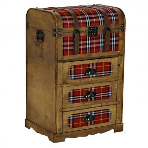 CHEST OF DRAWERS STORAGE 46 X 34 X  71 CM SCOTTISH STYLE