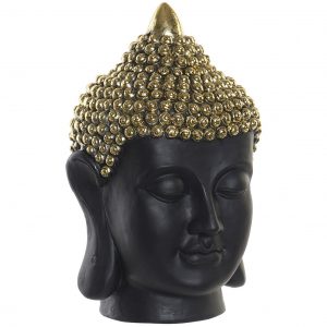 FIGURE RESIN 30 X 29 X 43 BUDDHA BLACK