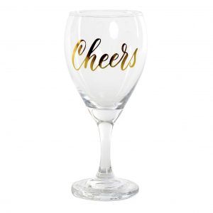 CHEERS WINE GLASS