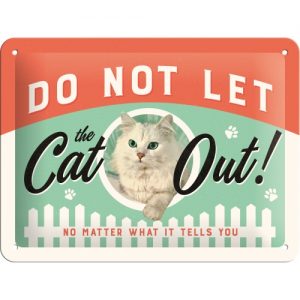 Metal Sign 15 x 20 cm