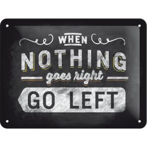 Metal Sign 15 x 20 cm