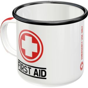 ENAMEL LICENCE MUG U.S.A