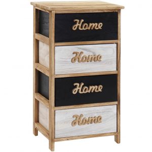 WOOD DRAWER PAULOWNIA 40 X 30 X 73,5