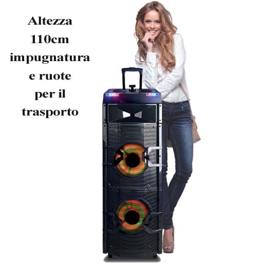 PROFESSIONAL DJ SPEAKER BT USB AX DJ MIXER PARTY SPEAKER 1300W SOLD OUT - Image 2
