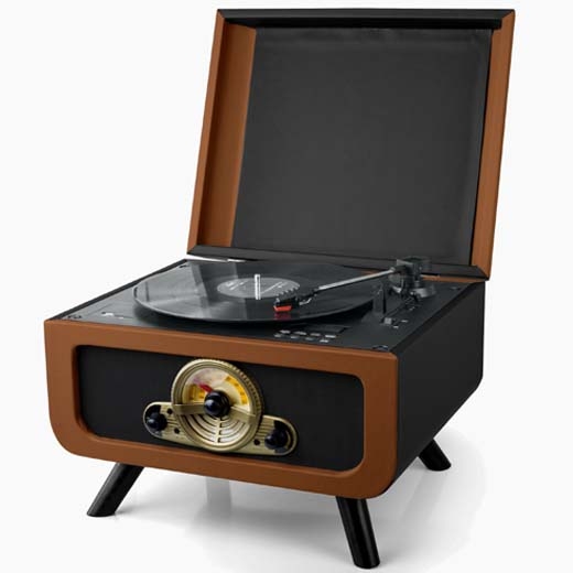 VINTAGE DESIGN TURNTABLE & HIFI SYSTEM