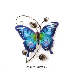 Metal art collections multi color butterfly