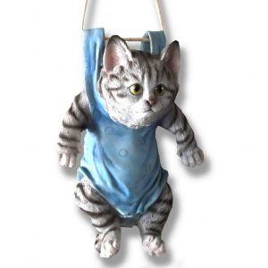 HANGING FIGURE RESIN  CAT MODEL .
